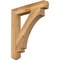 Ekena Millwork Imperial Craftsman Rough Sawn Bracket, Western Red Cedar, 4"W x 26"D x 30"H BKT04X26X30IMP04RWR - alternate 1